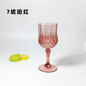 Copas de Vino de Plástico Azul Estilo Vintage de Alta Calidad para Grandes Eventos y Bodas - Product Image 4