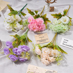 Fleur artificielle <span class=keywords><strong>Hibiscus</strong></span> Rose moulée par injection pour décoration de cérémonie de mariage, allée florale, et art floral domestique - Product Image 1