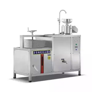 Otomatik paslanmaz çelik Tofu makinesi üreticisi Soya süt Paneer yapma makinesi Soya sütü Tofu üretim hattı fasulye Curd makinesi
