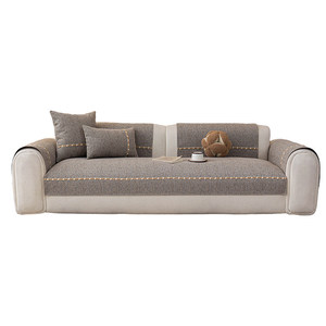 Chenille <b>Sofa</b> Cushions 145-185Cm Removable Washable Modern Style Modular <b>Sofa</b> <b>Cover</b> All Season Fixed Non Slip - Product Image 5
