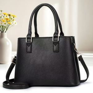 <b>White</b> PU Leather Tote <b>Bag</b> with Removable Strap Classic Flap Closure Women's Handbag for Daily Use - Product Image 6