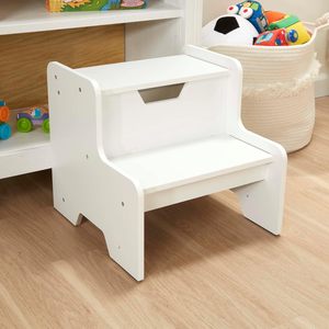 Repose-pieds en bois à deux niveaux pour enfants, disponible dans des couleurs personnalisables, adapté à une utilisation dans n'importe quel style de décoration intérieure. - Product Image 5