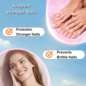 Integratori Alimentari OEM/ODM per la Crescita dei Capelli con Super Biotina+Vitamina C B7, Caramelle Gommose alla Biotina, Collagene e Cheratina - Product Image 3
