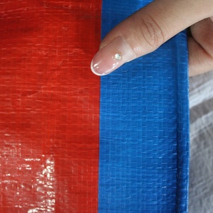 Lona de Polietileno de Doble Cara Naranja y Azul, Garantizada para Comercio, 80 g/m², Resistente al Viento, Ecológica, con Revestimiento Resistente al Agua, Estilo Liso para Automóvil - Product Image 4