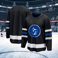 Shorts de sport pour hommes adultes, 100 % polyester, séchage rapide, personnalisés, uniforme d'équipe de hockey sur glace à manches longues, fabricant OEM ODM