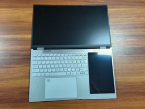 OEM Intel N5095 RGB Teclado retroiluminado Monitor doble Notebook Personal y Home Laptops Win 11 Dual Screen Touch Laptop - Product Image 6