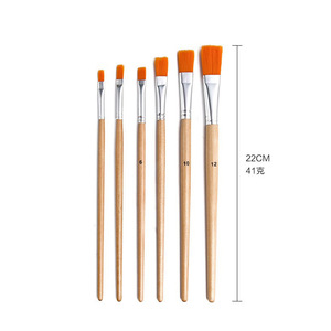 BOMEIJIA Set di 6 <span class=keywords><strong>Pennelli</strong></span> Artistici <span class=keywords><strong>Pennelli</strong></span> per Acquerello Rotondi a Punta in Nylon per <span class=keywords><strong>Pittura</strong></span> a <span class=keywords><strong>Olio</strong></span> - Product Image 3