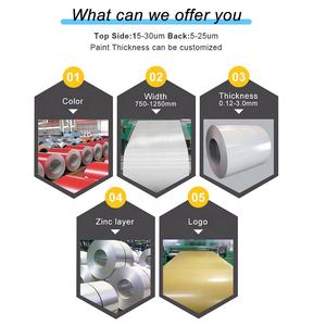 Dx51d 26gauge Z100 Revêtement en aluminium Hot Dip Gl Métal Laminé Zinc Enduit Bois Couleur Ppgl Bobines Mat Ppgi Prépeint Galvalume <span class=keywords><strong>St</strong></span> - Product Image 4