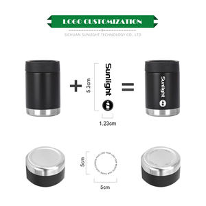 ステンレス鋼コーラ缶クーラー14オンスクラシックスタイル二重壁真空断熱ビール缶クーラーカスタムロゴ旅行缶ホルダー - Product Image 4