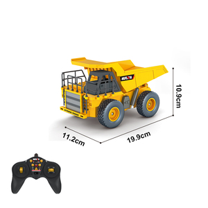 Camión volquete de radiocontrol de 9CH para niños a escala 1:24, vehículo de construcción de ingeniería, excavadora Rc de juguete a la venta - Product Image 5