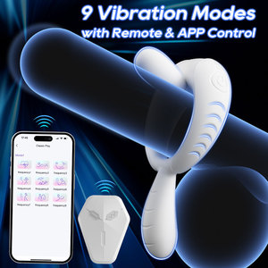 Anillo Vibrador Inteligente con APP, 9 Modos <span class=keywords><strong>de</strong></span> Vibración, Control Remoto a Distancia, Juguete Sexual para Parejas, para Hombres, Gran Venta Global - Product Image 4