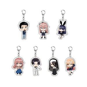 Llavero de acrílico <span class=keywords><strong>My</strong></span> <span class=keywords><strong>Dress</strong></span>-Up <span class=keywords><strong>Darling</strong></span>, Marin Kitagawa, Sono Bisque Doll, Chibi Charm, llavero de anime, accesorio lindo para bolso de manga, regalo - Product Image 1