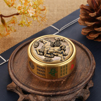 Mahjong Push-pieces Slanted Push Metal Coins Fidget Spinner Stress-relief Money-winning Toy Zinc Alloy Brass Magnetic Infants