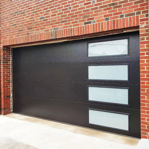 <span class=keywords><strong>Porte</strong></span> <span class=keywords><strong>de</strong></span> <span class=keywords><strong>garage</strong></span> automatique moderne isolée à commande à distance <span class=keywords><strong>latérale</strong></span> ZS Custom, en aluminium fini, à enroulement électrique - Product Image 4