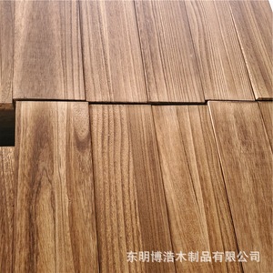 Solid Wood Boards Paulownia Wood Panels <b>Brushed</b> Carbonized Flamed Veneer Minimalist Design Shandong Origin - Product Image 4