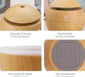 Diffuseur d'huiles essentielles aromatiques à succès, humidificateur d'air électrique pour la maison avec humidistat et désodorisant - Product Image 3
