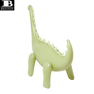 สปริงเกอร์ไดโนเสาร์เป่าลมขนาดใหญ่ ทำจาก PVC หนาพิเศษ สูง 78 นิ้ว ฉีดน้ำสำหรับเด็กและผู้ใหญ่ เล่นสนุกกลางแจ้งในฤดูร้อน - Product Image 4