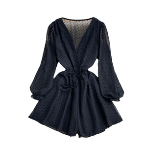 Vestido Formal Sexy de Punto 100% Poliéster para Mujer, de Cintura Alta, Ajustado, de Secado Rápido, sin Mangas, sin Espalda, con Cuello de Doble Capa, Largo a Media Pantorrilla - Product Image 1