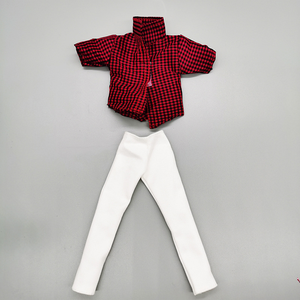 Hauteur 30cm <span class=keywords><strong>Ken</strong></span> mâle poupée vêtements jouet ensemble bonne qualité hommes pantalons décontractés 6 Points poupée vêtements - Product Image 5