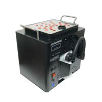 Ventilateur à colonne d'air 3000W avec écran couleur RGB, contrôle LED DMX/télécommande intégré, idéal pour les soirées disco