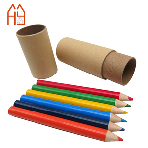 Tùy chỉnh giấy kraft ống màu bút chì <span class=keywords><strong>set</strong></span>-dài hoặc ngắn <span class=keywords><strong>6</strong></span>/12/24 màu sắc cho nghệ thuật & Trường khuyến mãi - Product Image 4
