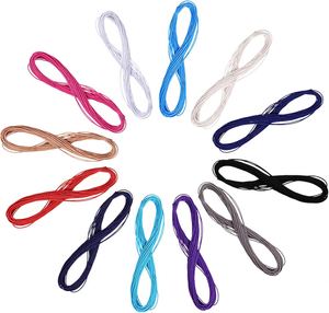 Cordón Elástico Multicolor para Abalorios de 1 mm - 12 Colores, Hilo Elástico para Hacer Joyas, Pulseras, Collares, Costura y Manualidades - Product Image 2