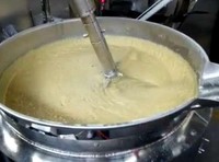 Machine à mélanger pour la cuisine avec agitateur, bouilloire à vapeur, acier inoxydable, grandes marmites de cuisson