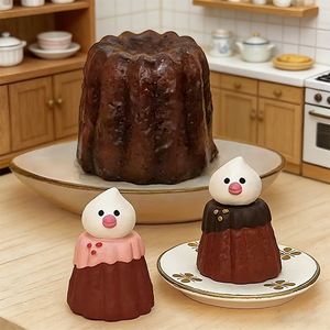 Torta a forma di gatto in stile giapponese, delizioso giocattolo, decorazione per dessert, oggetti di scena per foto, <span class=keywords><strong>statuine</strong></span> in miniatura, decorazioni da tavola - Product Image 3