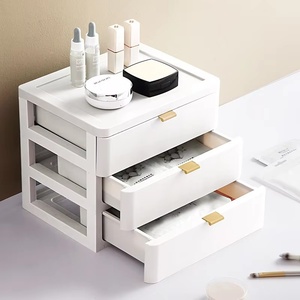 Desktop Opbergdoos Cosmetische Opbergkast Plastic Grote Vierkante Opbergdoos Voor Briefpapier En Kleine Items Juwelendoos - Product Image 2