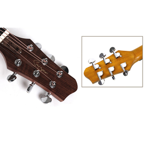 <span class=keywords><strong>Guitarra</strong></span> Electroacústica de 40 Pulgadas, Acústica-Eléctrica, de Madera de Nogal, con Ecualizador de 4 Bandas, Afinador, Orificio de Sonido Tallado, Acabado Mate - Product Image 4