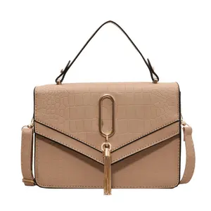 Bolsos Retro informales, bolso cruzado para mujer, bolsos de mano de cuero para mujer, bolsos de hombro Vintage, bolso de mano para mujer