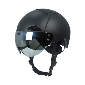 नए आगमन ओईएम नीदरलैंड मार्केट एनटीए 8776 ई-बाइक हेलमेट इलेक्ट्रिक बाइक हेलमेट विसॉर्ट सीई प्रमाणित वयस्क बाइक हेलमेट के साथ