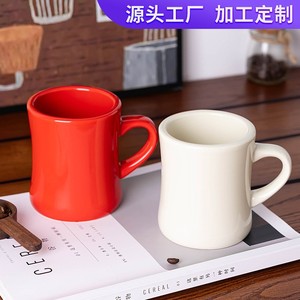 แก้วเซรามิกสีดำขาว แก้วเดี่ยว ใช้กับไมโครเวฟได้ ใช้ซ้ำได้ สำหรับกาแฟ ชา อาหารเช้า ของขวัญ - Product Image 5