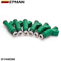 EPMAN injektor bahan bakar aliran tinggi, 440CC 42LB 0280155968 EV6 BA BF HSV FPV Turbo untuk Ford Falcon VW Golf Audi S4 EP-FI440C968