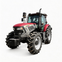 Traktor DIAO 2104 210HP 4WD Traktor Roda Pertanian dengan Sistem Hidrolik Penuh untuk Pertanian