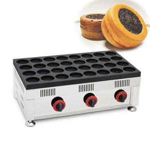 Machine à gaufres aux haricots rouges / machine à gaufres en forme de roue (32 cavités) à <span class=keywords><strong>gaz</strong></span>, modèle très vendu pour les gâteaux fourrés aux haricots rouges - Product Image 1