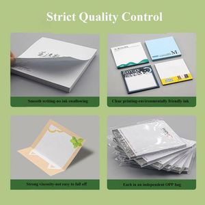 Custom Logo Different Sizes Recyclable Student Sticky Note <b>Pads</b> Colored Self-Adhesive Portable Writing <b>Memo</b> <b>Pads</b> for Office - Product Image 5