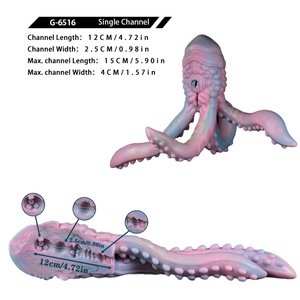 G6516 Mind Deep Octopus Penis Stroker con 4 Tentáculos Largos de 18.90 pulgadas, Masturbador de Silicona Monstruoso, Juguete de Bolsillo de Canal Único - Product Image 6