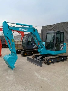 Miniexcavadora usada de 6 toneladas Kobelco SK60 Miniexcavadora de segunda mano 3T 5T 6T 7T KOBELCO SK30 SK35 SK50 SK55 SK60 SK75 Hecho en China - Product Image 3
