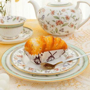 European Style Luxury Afternoon Tea Pot <b>Teacup</b> Household Bone China Coffee Cup Gift Cups <b>and</b> Plates - Product Image 2