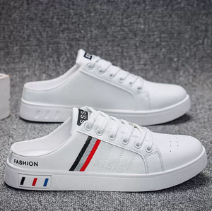 Zapatillas Deportivas Transpirables para Hombre, Estilo Mule, Blancas, Casuales, para Usar Todo el Día - Product Image 1