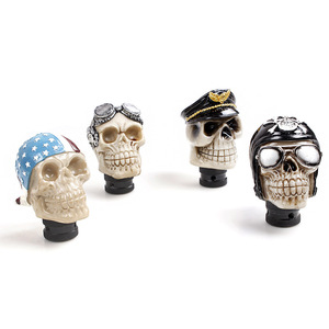 RASTP Skull Gear <b>Shift</b> <b>Knob</b> Plastic Ergonomic Car Accessory for Most Models SFN044 - Product Image 1