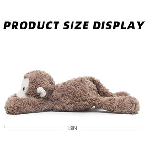 ตุ๊กตาลิงยัดไส้ผ้ากำมะหยี่ขนยาว13นิ้วน่ารักแบบ8353 - Product Image 4