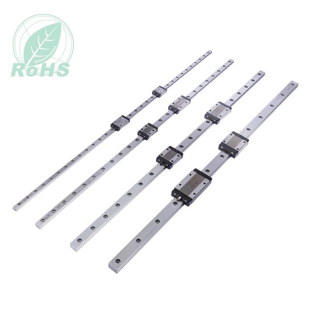 HIWIN Alternative Linear Guide MGN7 MGN12H MGN15 MGN9 Block 30mm to 2000mm Rail Carriage  3d Printer Part Miniature Linear Rail