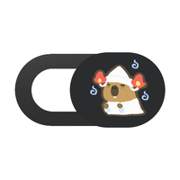 Mignon Capybara webcam couverture confidentialité couverture caméra diapositive Halloween fête fournitures Anti-Peeping couvre Smartphone ordinateur lentille Abs