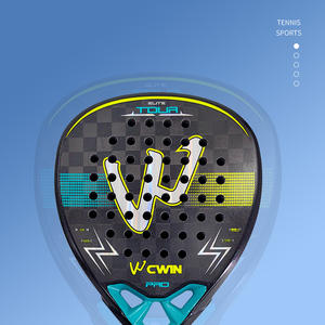 Raqueta de Pádel de Fibra de Carbono 18k con Empuñadura Antivibraciones, Raqueta de Tenis de Pádel, <span class=keywords><strong>Pala</strong></span> de Tenis, Bolsa de Tenis de Playa para Hombre y Mujer - Product Image 5