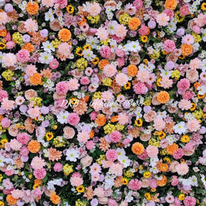 Flower Backdrop Wedding Decorative Artificial Flowers <b>pink</b> flower wall for wedding arrangement <b>decorations</b> - Product Image 5