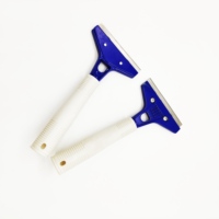 Couteau à mastic robuste en acier inoxydable, durable, pour usage domestique, avec lame remplaçable, bord biseauté standard