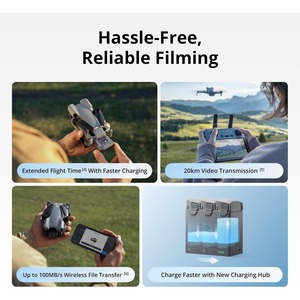Mini 5 <span class=keywords><strong>Pro</strong></span> Fly More Combo 100% Original para RC <span class=keywords><strong>2</strong></span>, Dron 4K con CMOS de 1 Pulgada, 3 Baterías, Detección de Obstáculos Omnidireccional, para Principiantes - Product Image 6