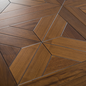 Pisos de Parqué de Madera de Nogal Multicapa de 15 mm, Grado AB, con Acabado Laca UV, Resistentes a la Humedad y Ecológicos, para Clubes - Product Image 1